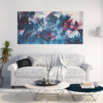 Abstract painting interior design original canvas