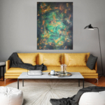 Abstract painting interior design