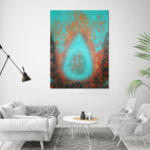 Abstract painting interior design original canvas